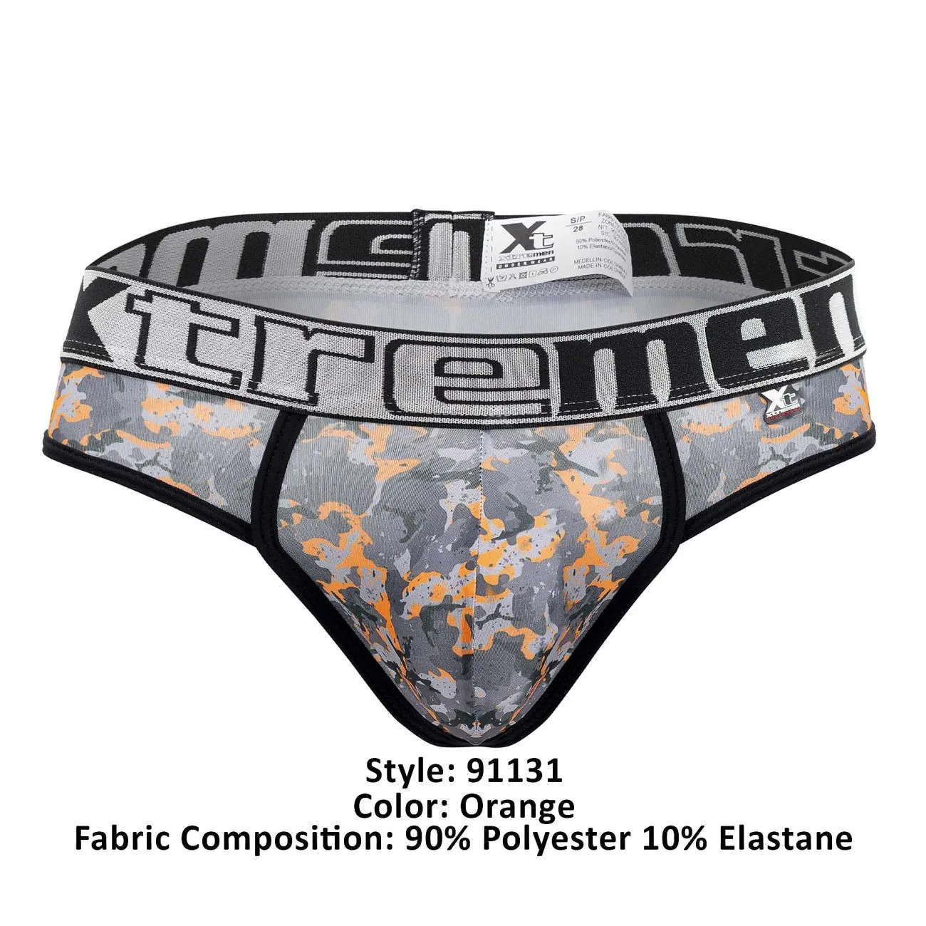 Clothing_Xtremen_Unterwäsche Xtremen 91131 Bedruckte Tangas Farbe Orange