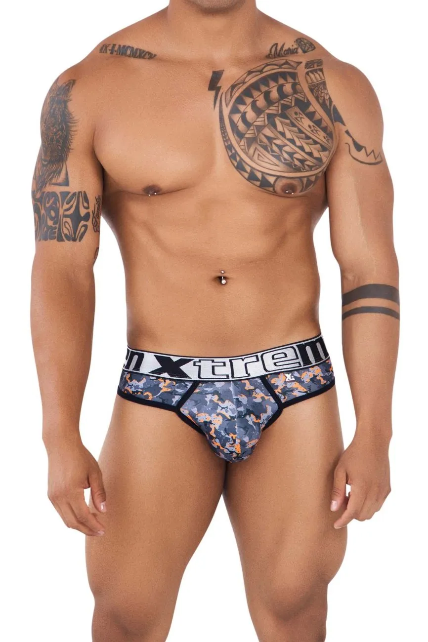 Clothing_Xtremen_Unterwäsche Xtremen 91131 Bedruckte Tangas Farbe Orange