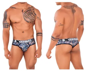 Clothing_Xtremen_Unterwäsche Xtremen 91131 Bedruckte Tangas Farbe Orange