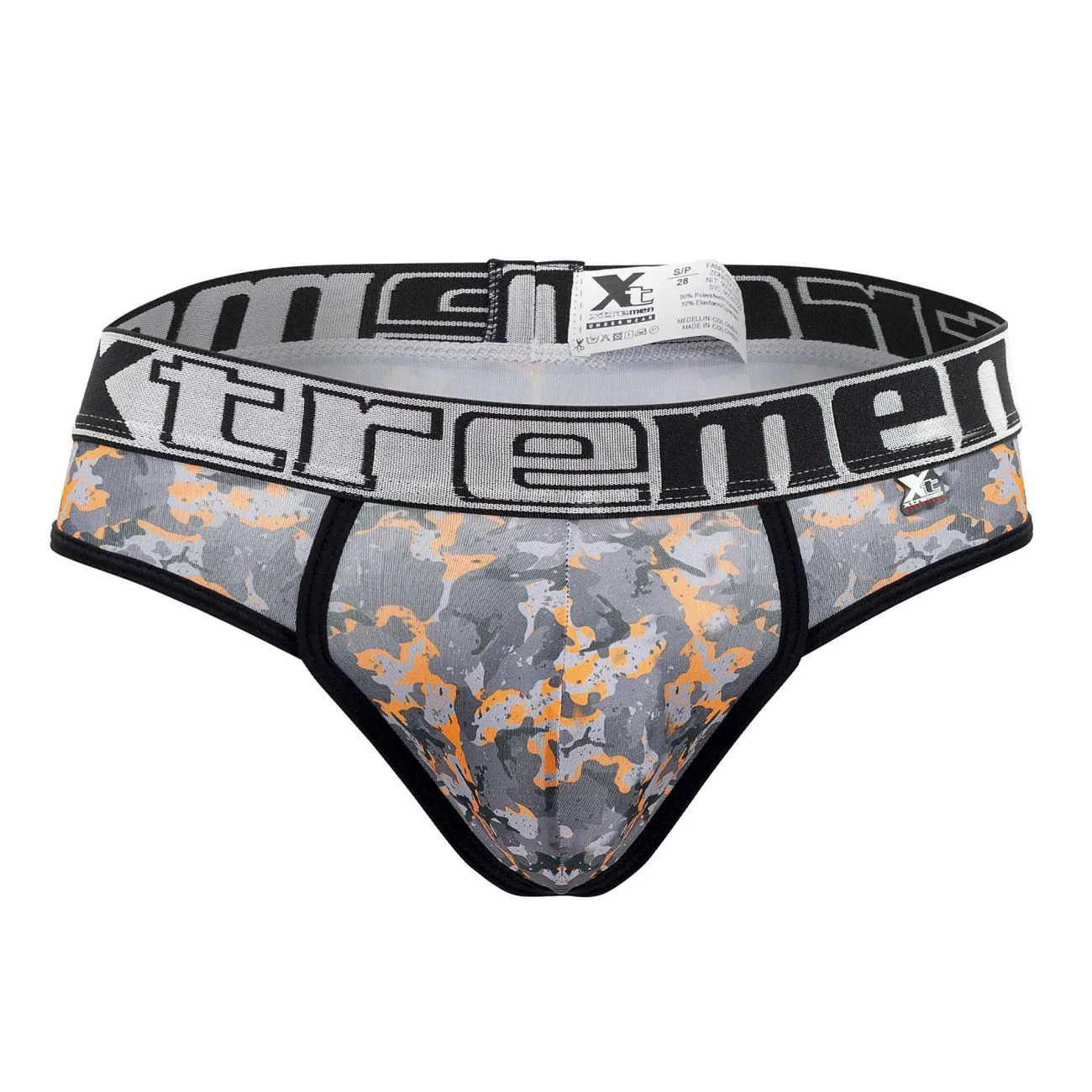 Clothing_Xtremen_Unterwäsche Xtremen 91131 Bedruckte Tangas Farbe Orange