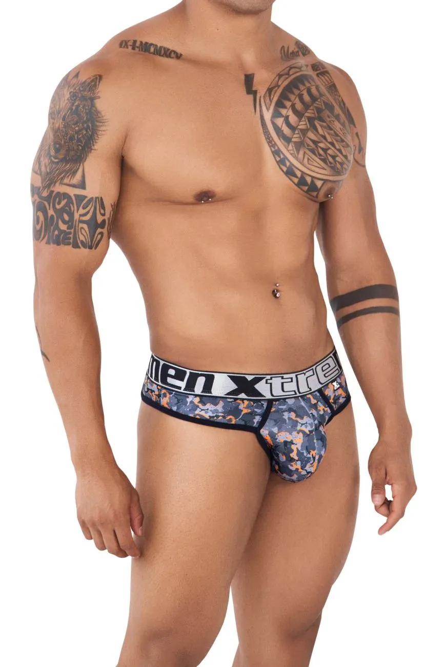 Clothing_Xtremen_Unterwäsche Xtremen 91131 Bedruckte Tangas Farbe Orange