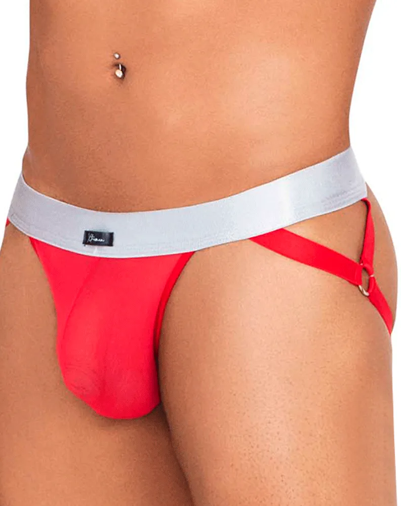 Clothing_Xtremen_Unterwäsche Xtremen 91134 Stilvolles Mesh-Jockstrap Rot