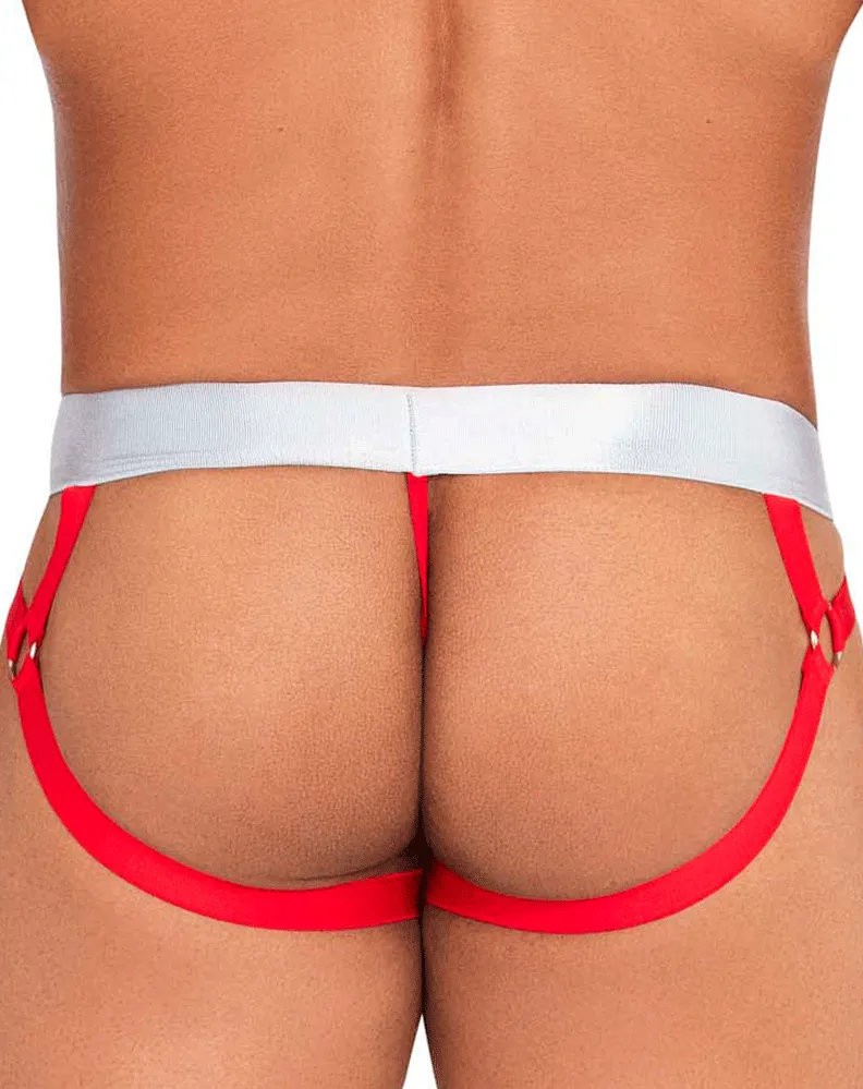 Clothing_Xtremen_Unterwäsche Xtremen 91134 Stilvolles Mesh-Jockstrap Rot