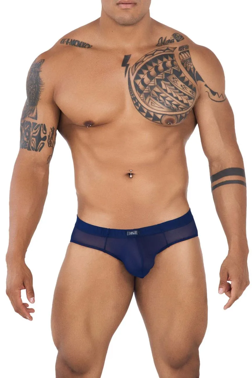 Clothing_Xtremen_Unterwäsche Xtremen 91138 Mesh Slip Farbe Dunkelblau