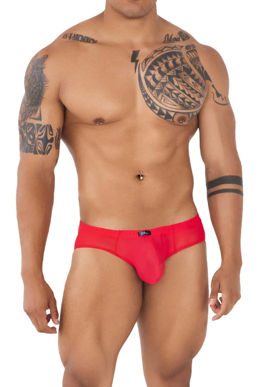 Clothing_Xtremen_Unterwäsche Xtremen 91138 Mesh Slip Farbe Rot