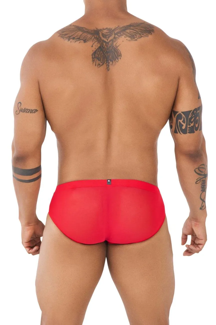 Clothing_Xtremen_Unterwäsche Xtremen 91138 Mesh Slip Farbe Rot
