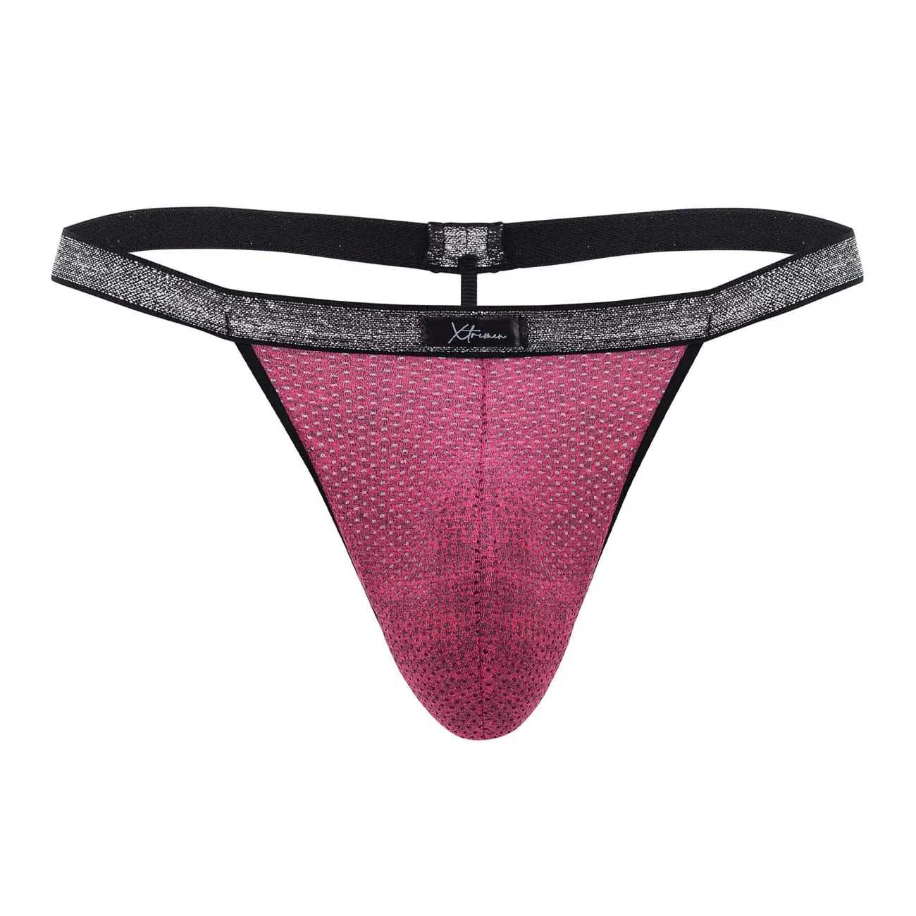 Clothing_Xtremen_Unterwäsche Xtremen 91144 Mesh-G-String Farbe Fuchsia