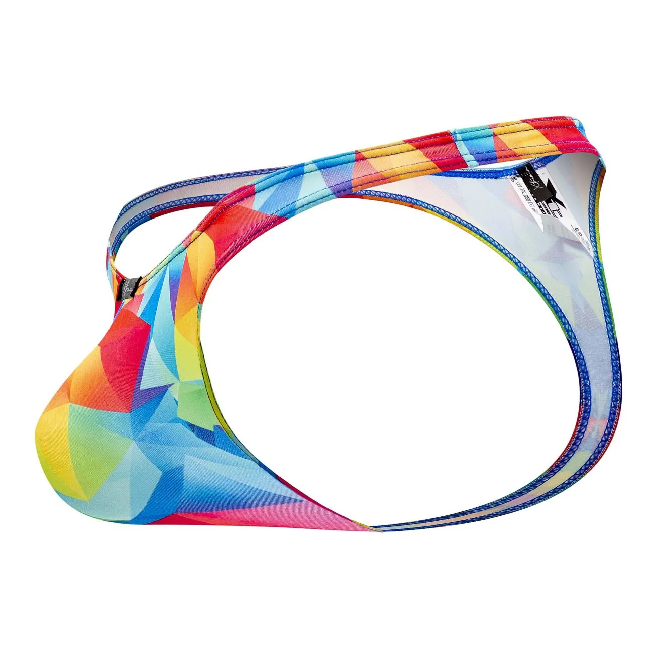 Clothing_Xtremen_Unterwäsche Xtremen 91146 Bedruckte Mikrofaser-Tangas Farbe Regenbogenprisma