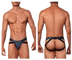 Clothing_Xtremen_Unterhose Xtremen 91148 Bedruckter Mikrofaser-Suspensorium Farbe Disco-Zebra