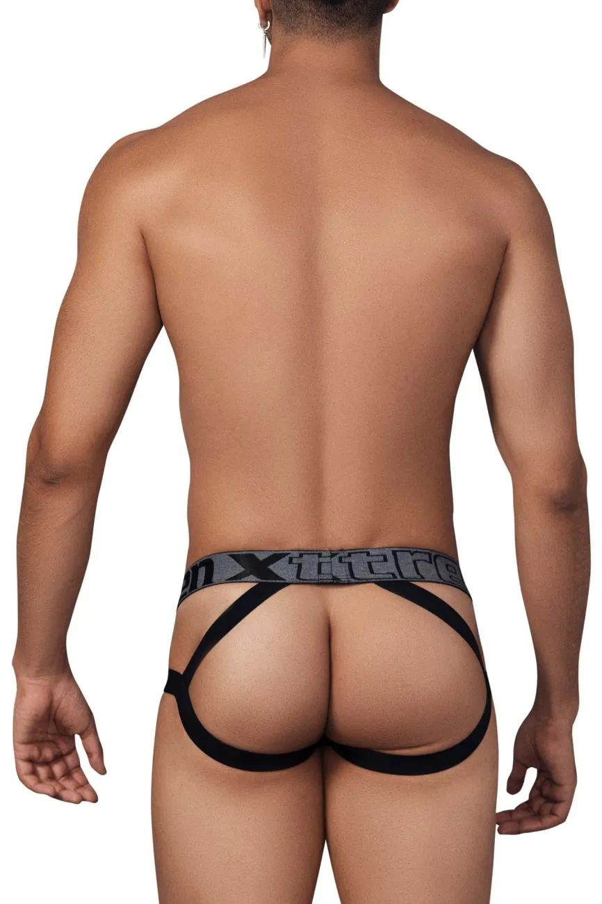 Clothing_Xtremen_Unterhose Xtremen 91148 Bedruckter Mikrofaser-Jockstrap Farbe Regenbogenfisch