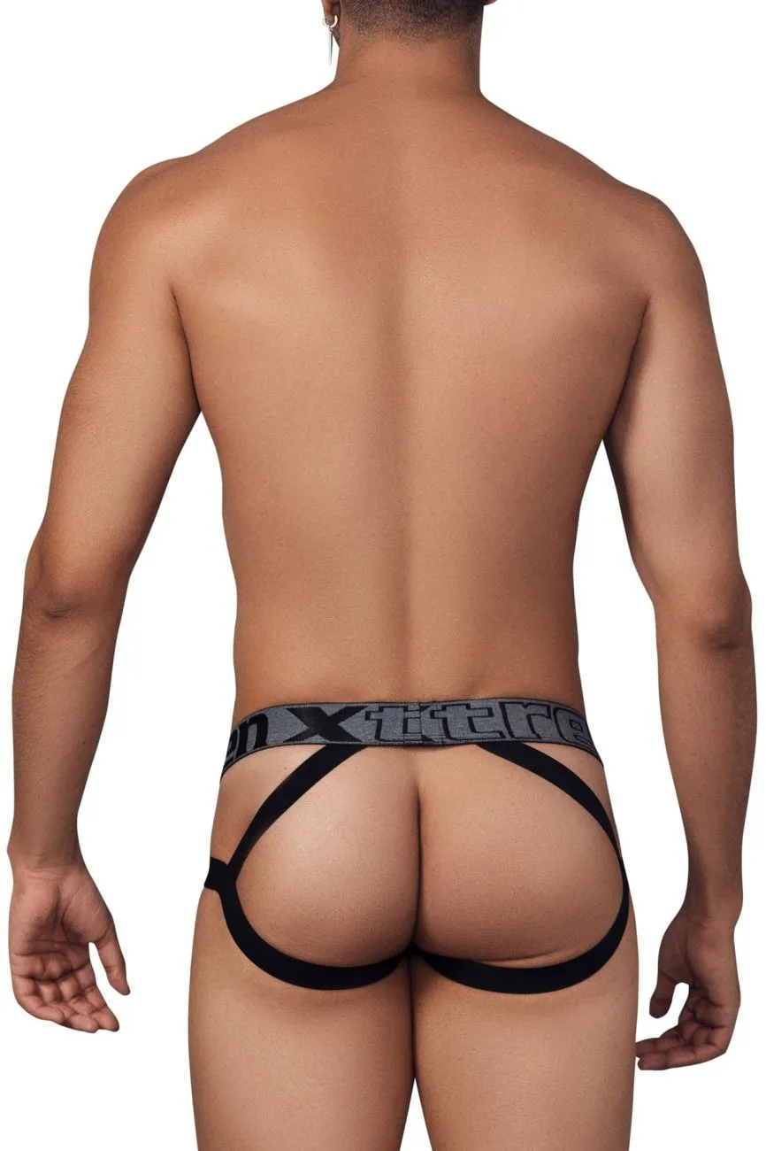 Clothing_Xtremen_Unterwäsche Xtremen 91148 Bedruckter Mikrofaser-Jockstrap Farbe Smiley-Gesicht