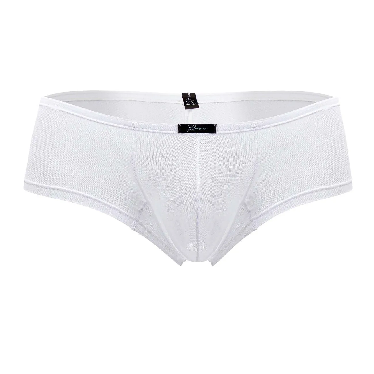 Clothing_Xtremen_Unterwäsche Xtremen 91154 Tüll-Mesh-Unterhosen Farbe Weiß
