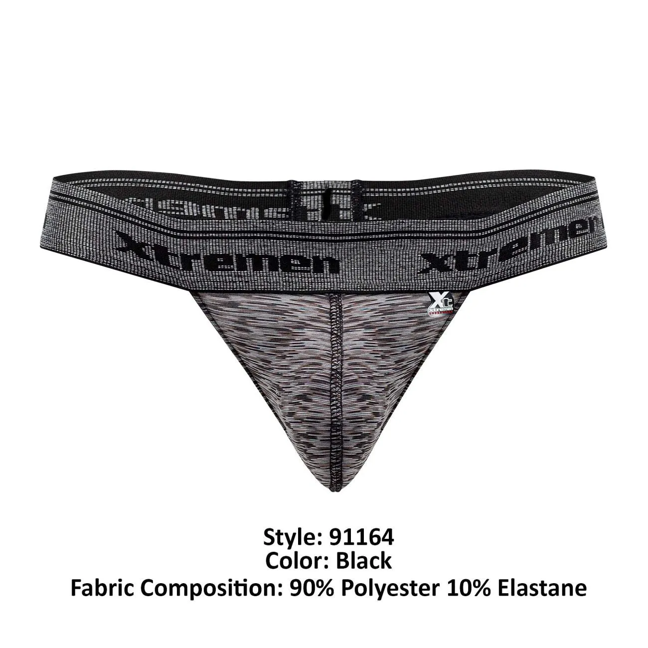 Clothing_Xtremen_Unterwäsche Xtremen 91164 Mini-Tangas Farbe Schwarz