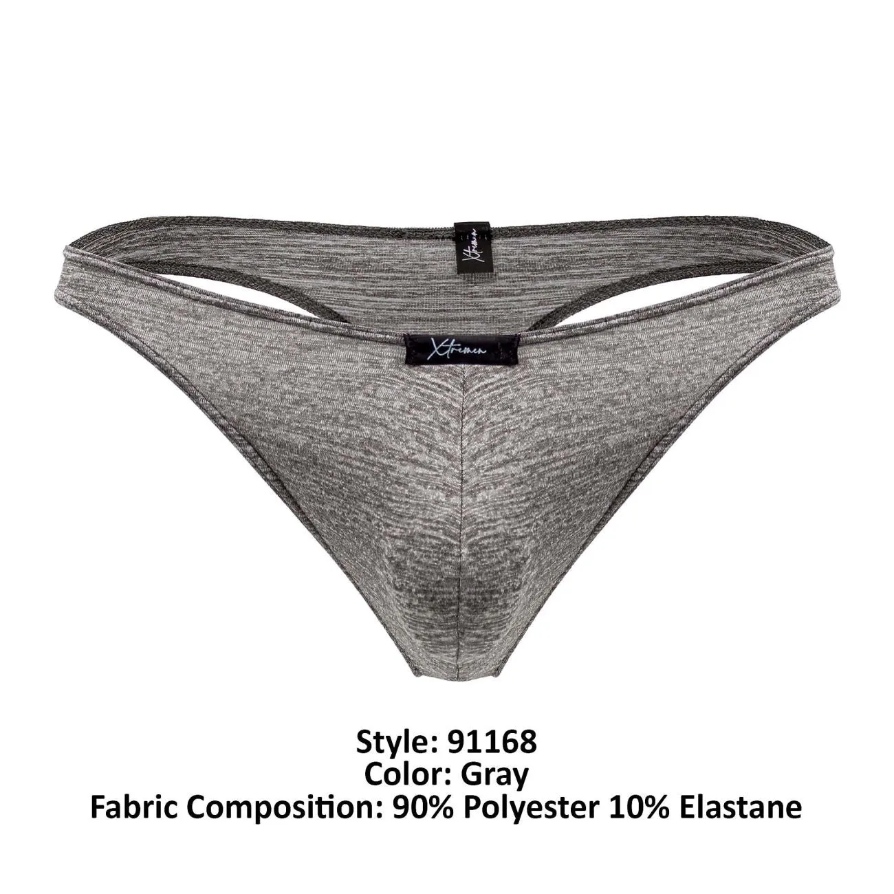 Clothing_Xtremen_Unterwäsche Xtremen 91168 Durazno Tangas Farbe Grau