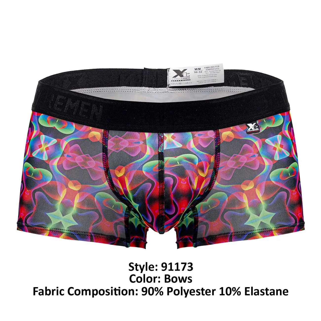 Clothing_Xtremen_Unterwäsche Xtremen 91173 Bedruckte Boxershorts Farbe Schleifen