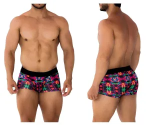 Clothing_Xtremen_Underwear Xtremen 91173 Printed Trunks Color Bows