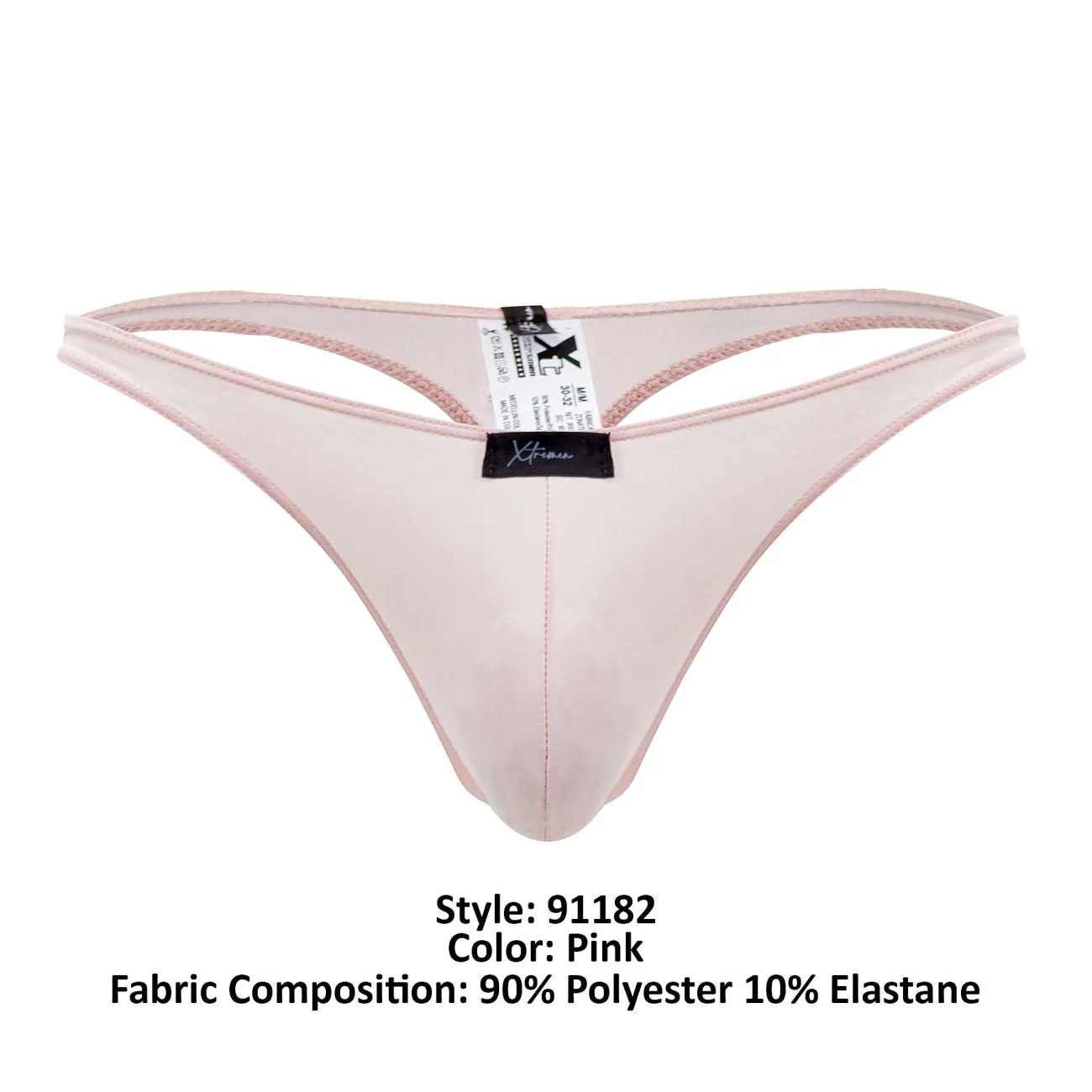 Clothing_Xtremen_Unterwäsche Xtremen 91182 Mikrofaser-Tangas Farbe Rosa