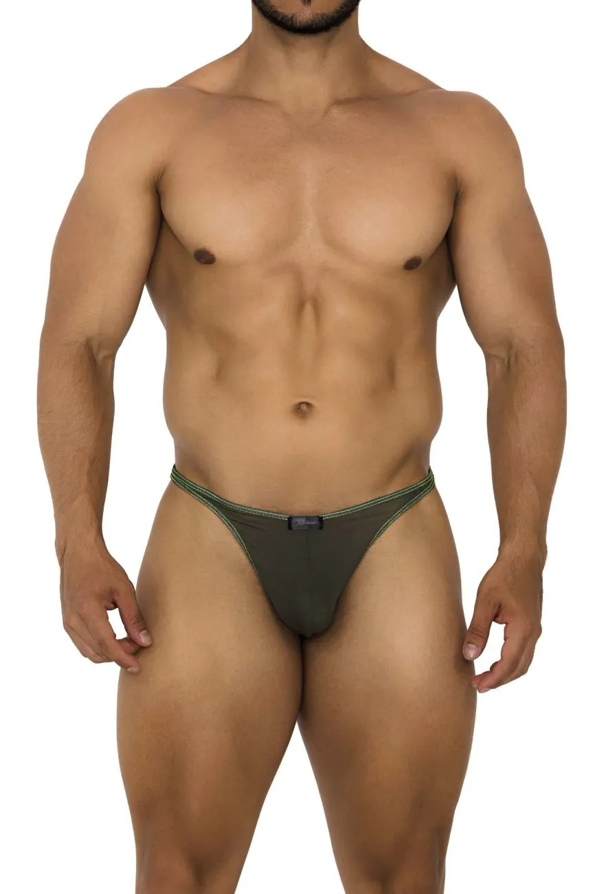 Clothing_Xtremen_Unterwäsche Xtremen 91189 Tüll Mesh Tangas Farbe Grün