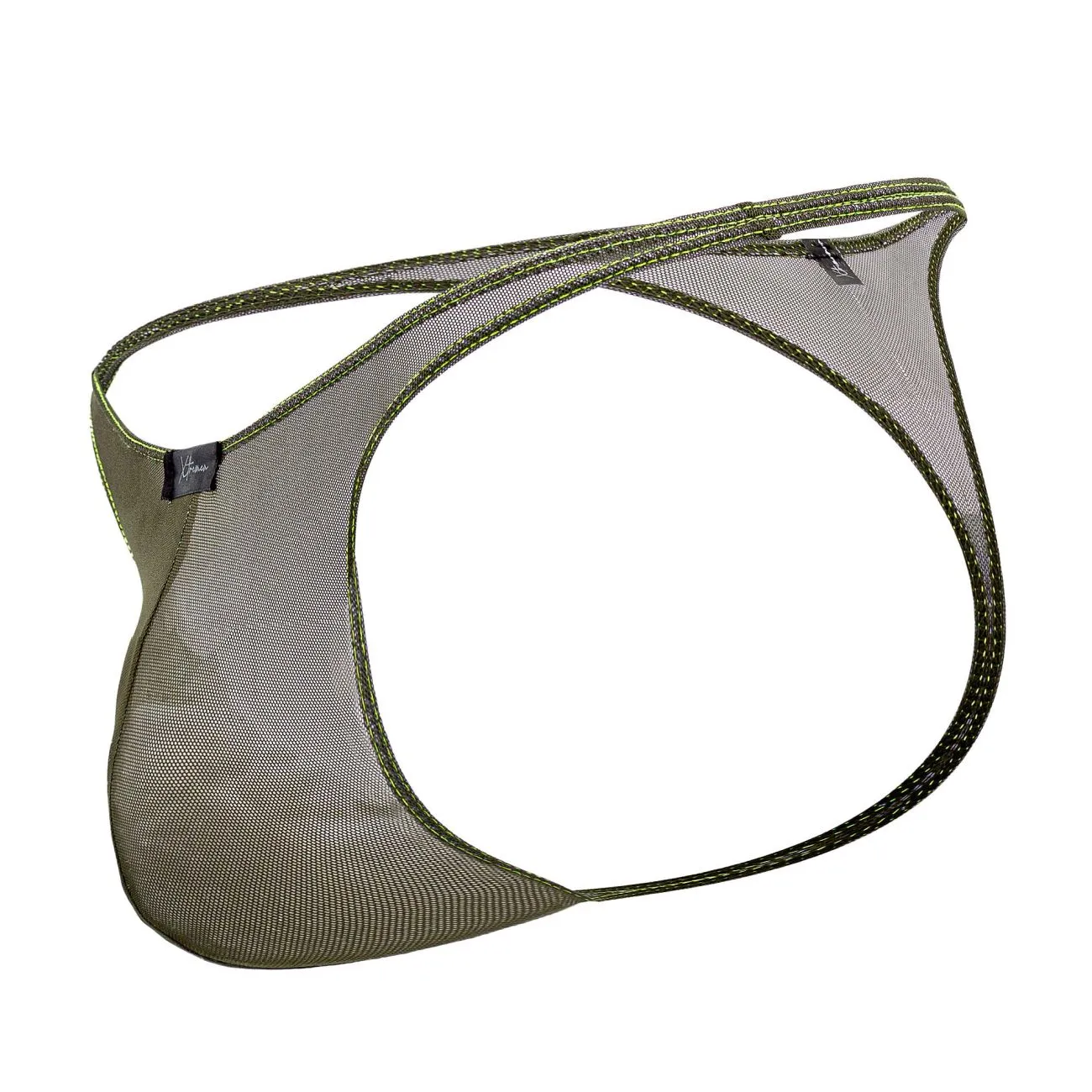 Clothing_Xtremen_Unterwäsche Xtremen 91189 Tüll Mesh Tangas Farbe Grün