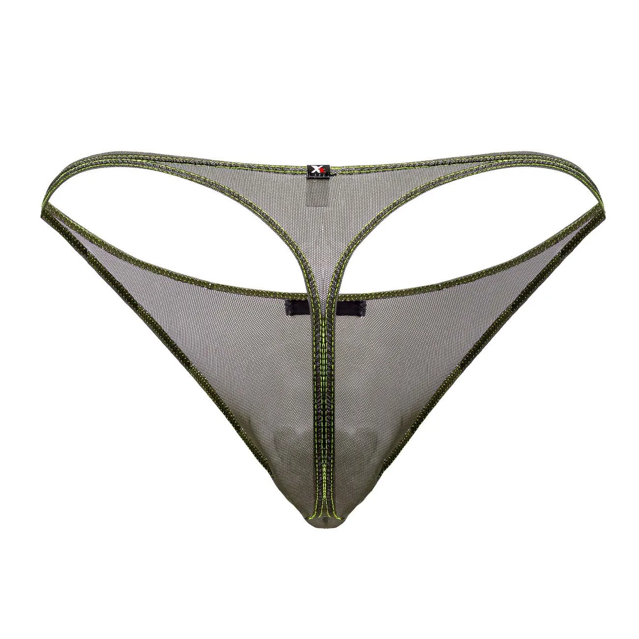 Clothing_Xtremen_Unterwäsche Xtremen 91189 Tüll Mesh Tangas Farbe Grün
