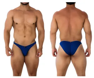 Kleidung_Xtremen_Unterwäsche Xtremen 91192 Jacquard-Bikini Farbe Königsblau