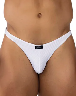 Clothing_Xtremen_Unterwäsche Xtremen 91197 Jacquard-Bikini Weiß