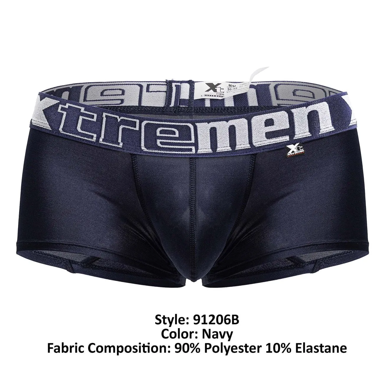 Clothing_Xtremen_Unterwäsche Xtremen 91206B Mikrofaser-Slipfarbe Marineblau