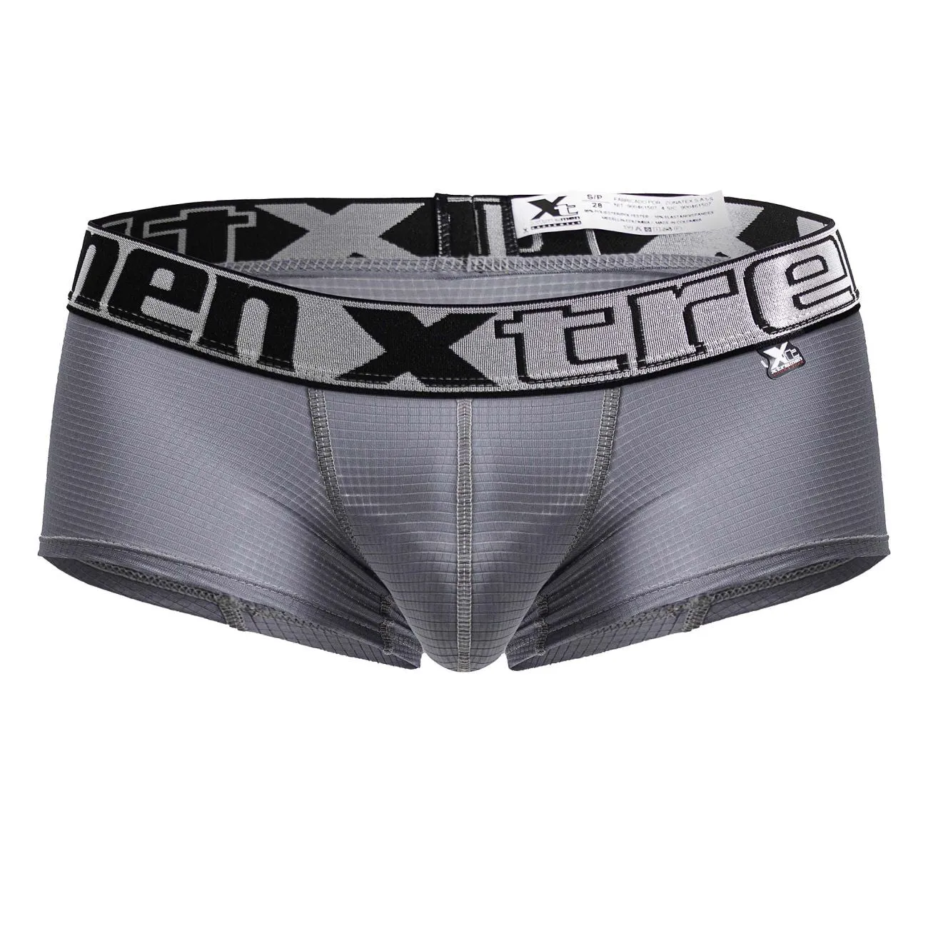 Clothing_Xtremen_Unterhose Xtremen 91222 Mikrofaser-Boxershorts Farbe Grau
