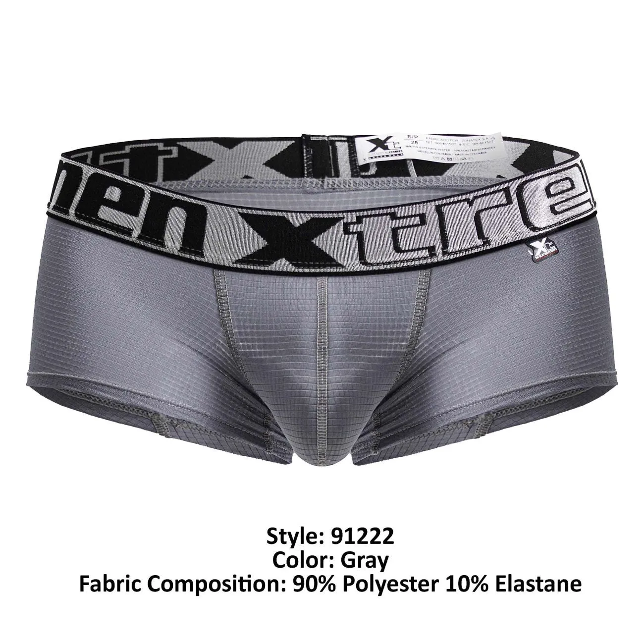 Clothing_Xtremen_Unterhose Xtremen 91222 Mikrofaser-Boxershorts Farbe Grau