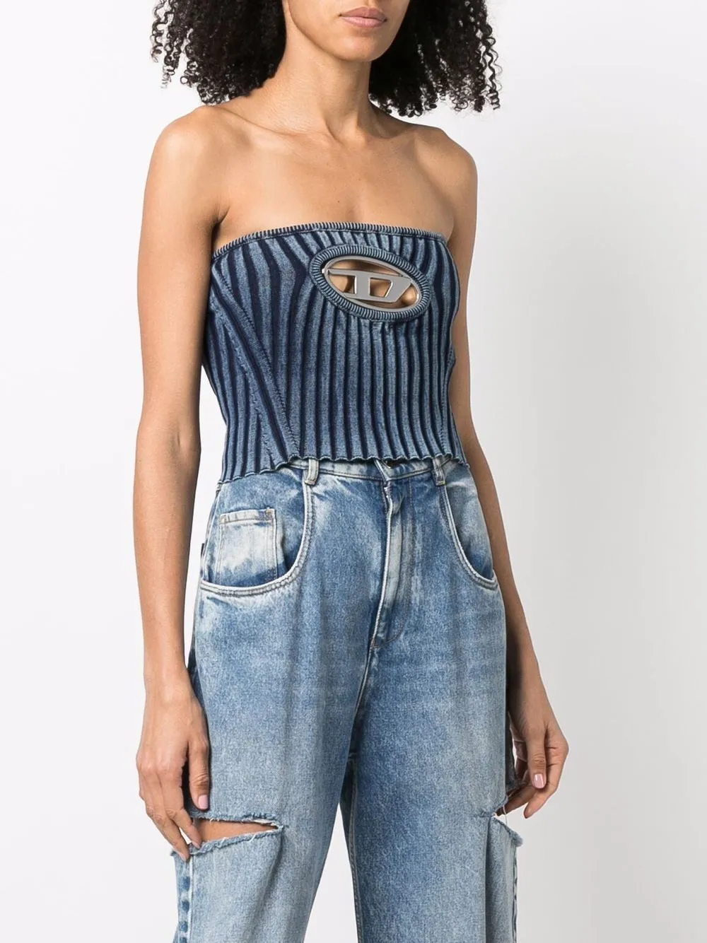 DIESEL - Damen Boucle Bandeau Clarksville Top Kleidung_diesel-1