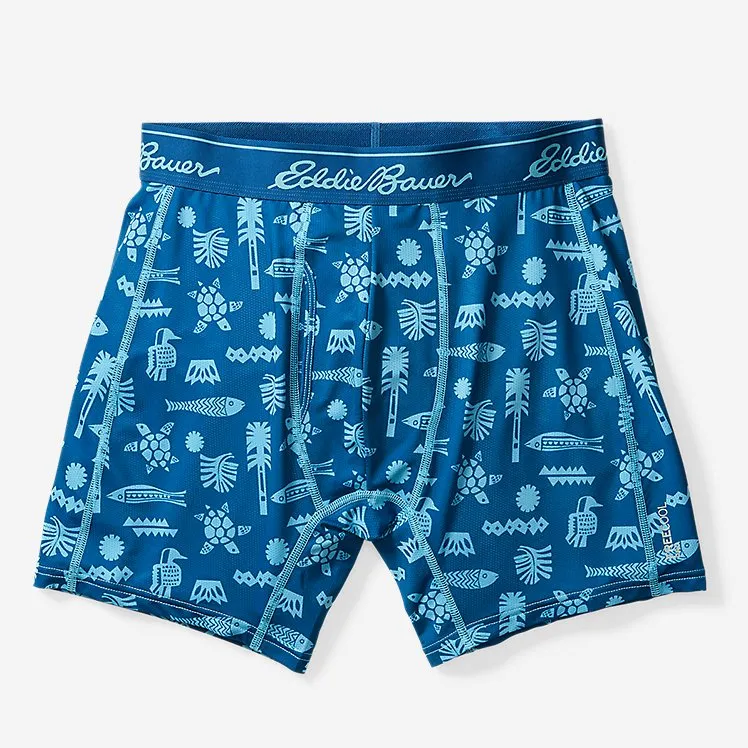 Eddie Bauer Herren Trailcool 2.0 Boxershorts - Pazifikblau Eddie Bauer