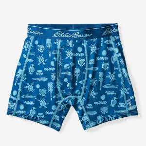 Eddie Bauer Men's Trailcool 2.0 Boxer Brief - Pacific Blue Eddie Bauer