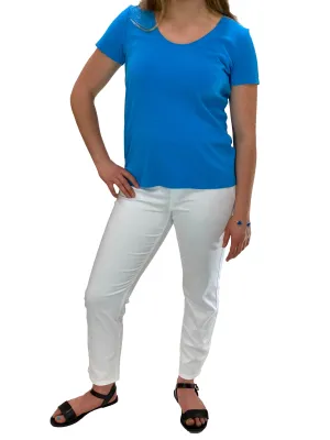 Ethyl Weiße Knöchelhose zum Überziehen