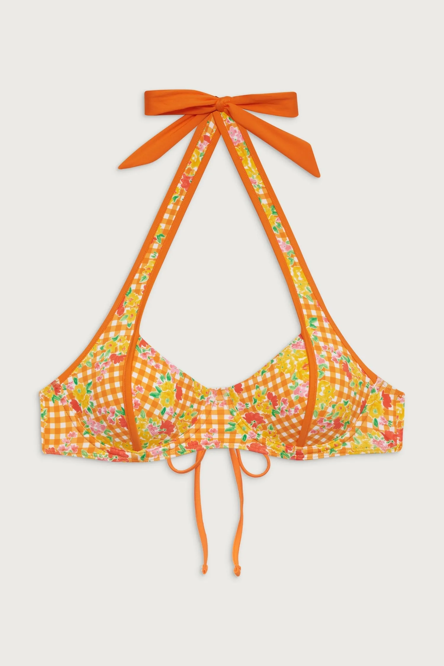 Fin Floral Bikini-Oberteil mit Unterbrustbügel