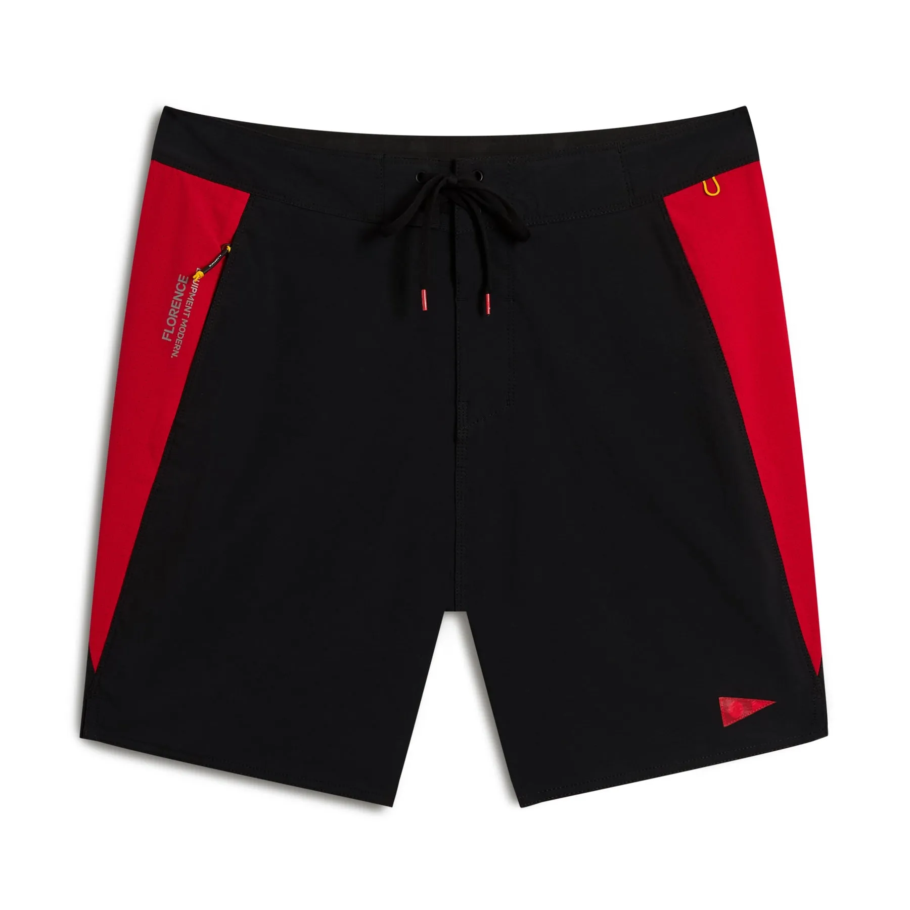 Florence Marine X Cordura Airtex Boardshorts-Schwarz Rennrot