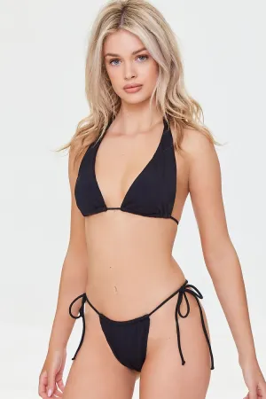 Forever 21 Damen String-Bikini-Höschen Schwarz Forever 21