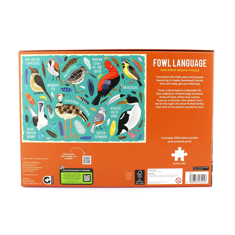 Fowl Language 1000-Teile-Puzzle