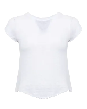 Free People Be My Baby T-Shirt in Weiß