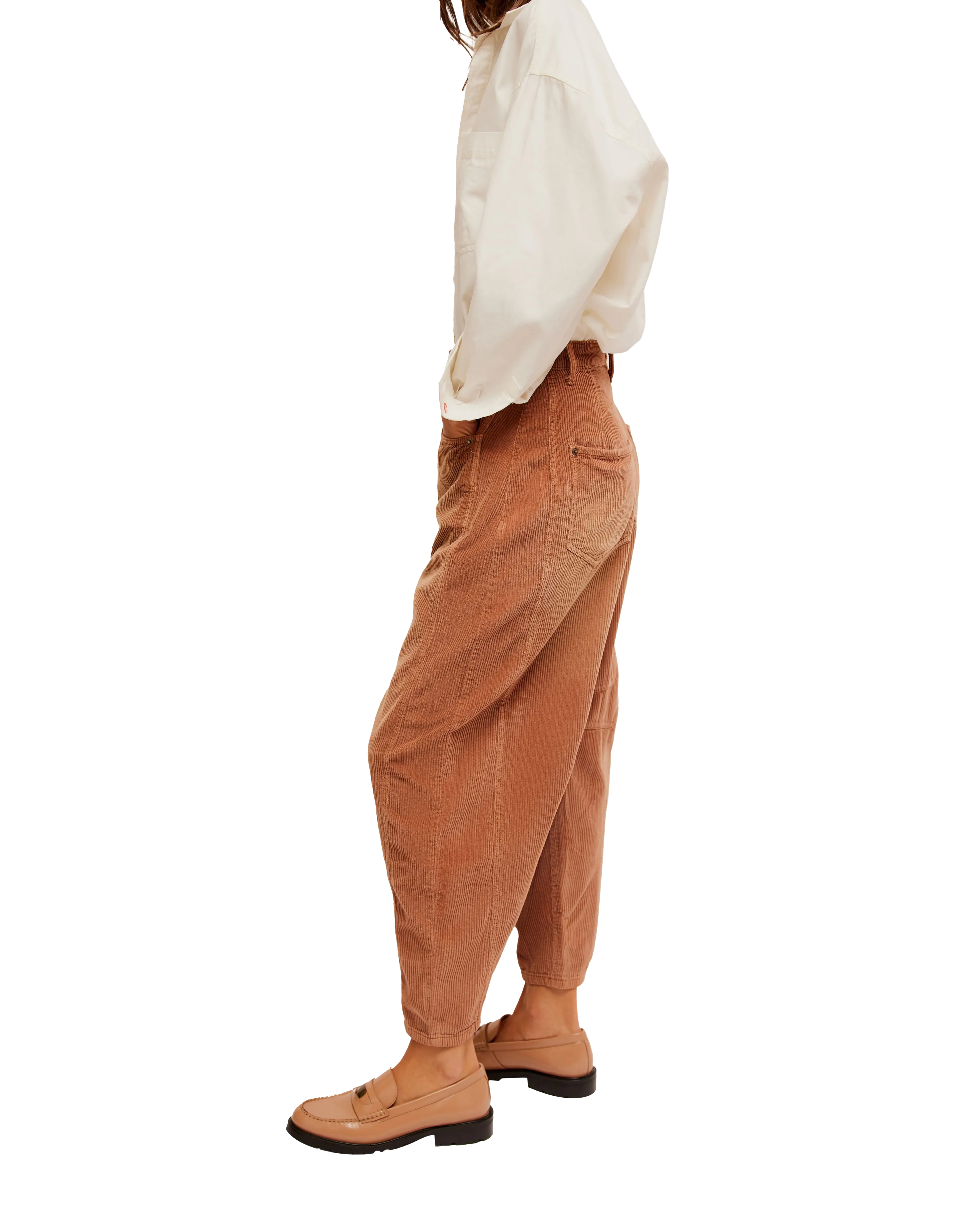Free People Kleidung Glücksbringer-Cordhose in Emperador