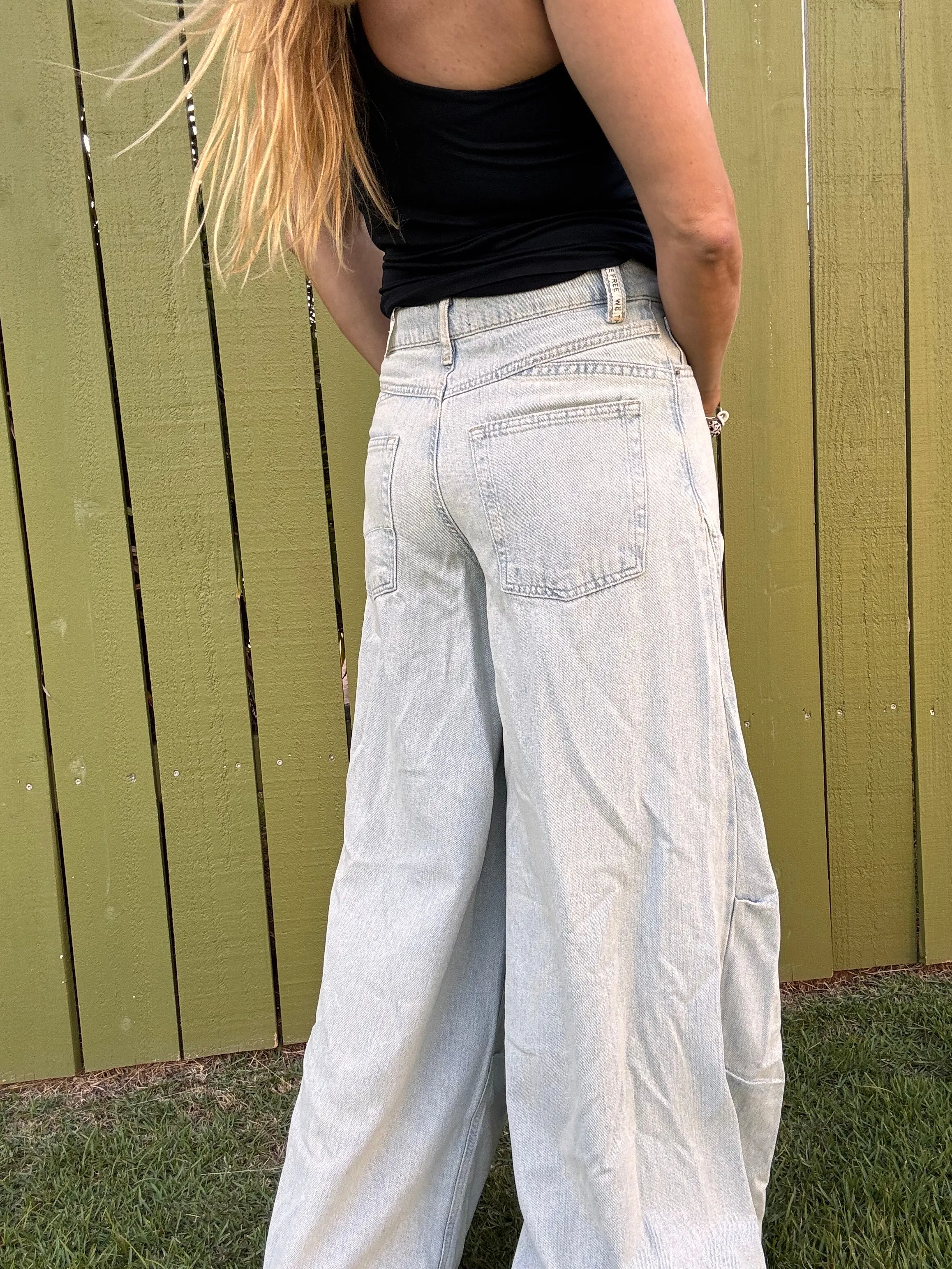 FREE PEOPLE Westward Demi Jeans - Verblasse in Dich