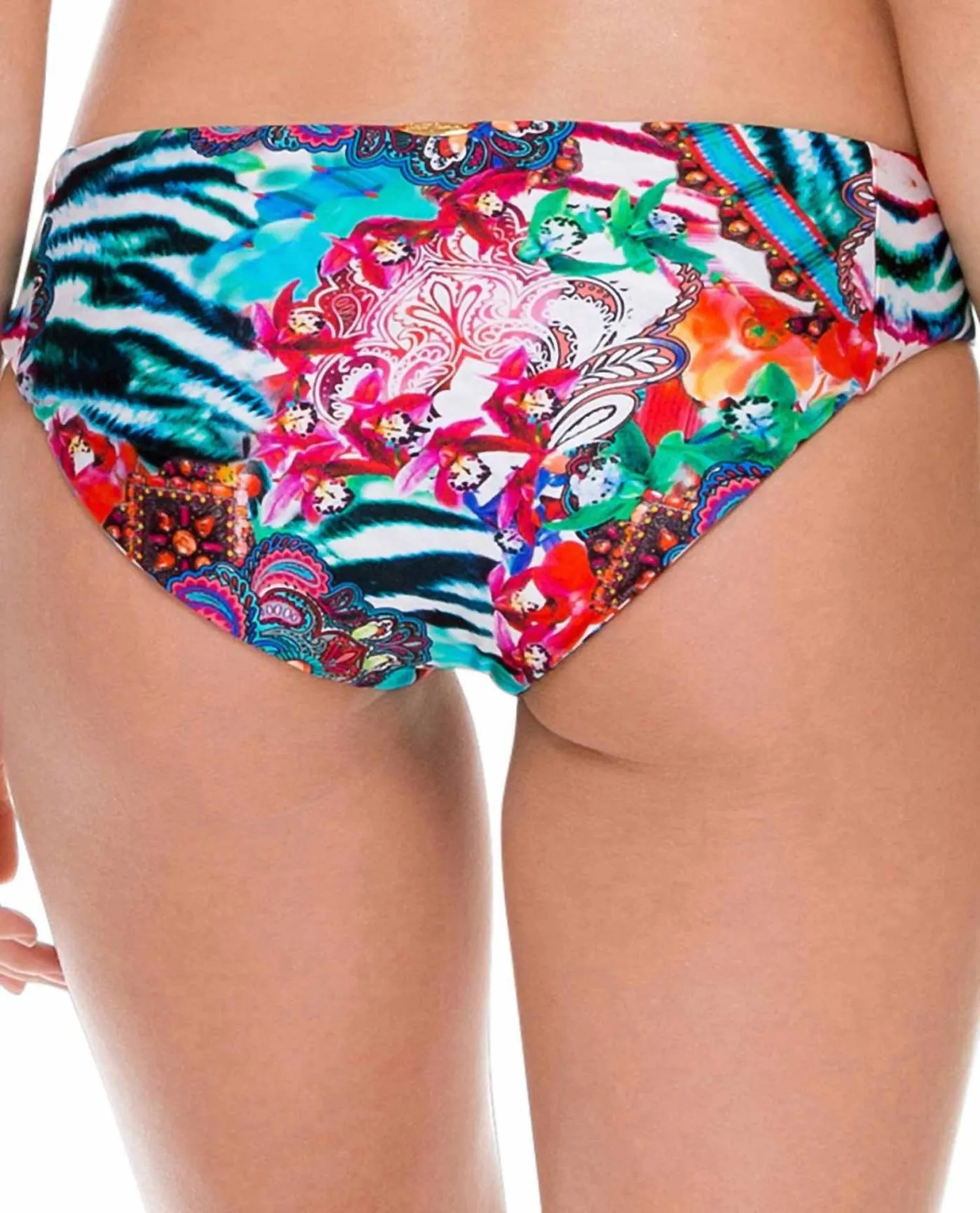 Bikini-Unterteil mit vollständiger Abdeckung In Like A Flame