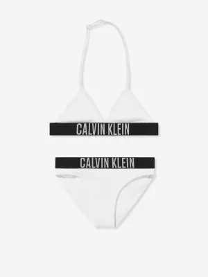 Dreiecks-Bikini für Damen in Weiß