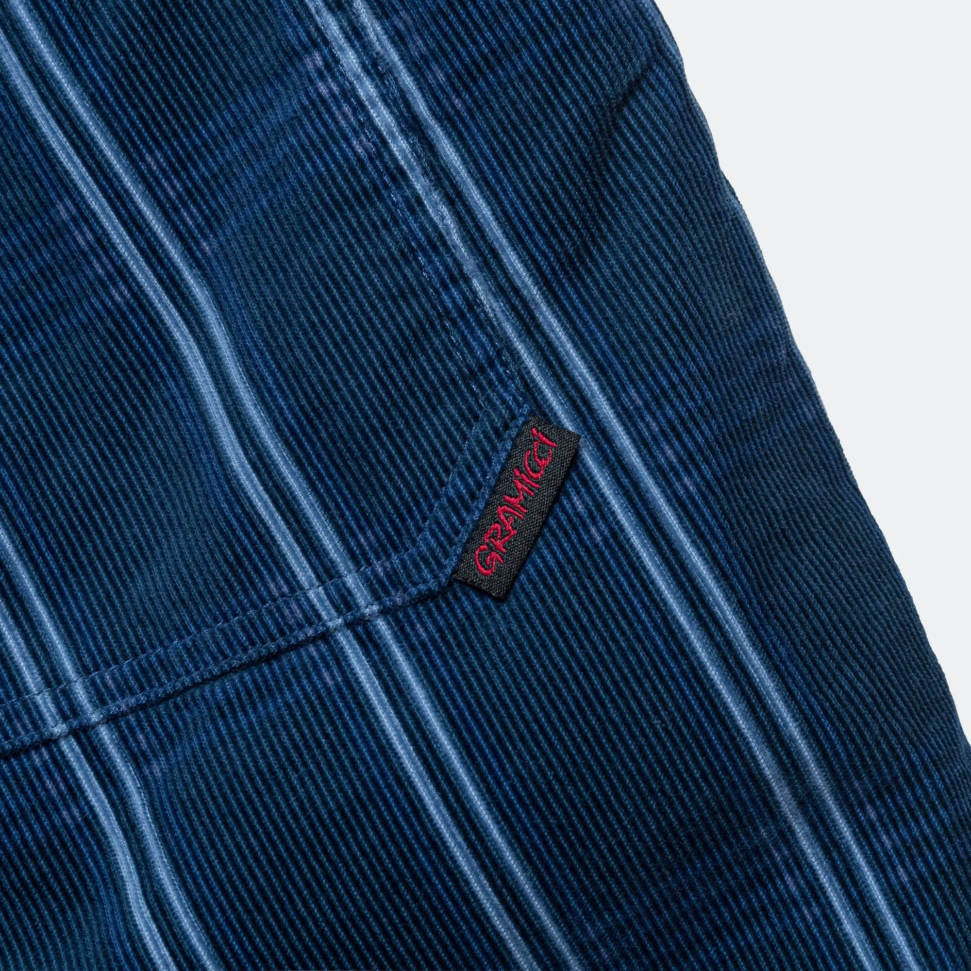 Gramicci Kleidung Cord Swell Short - Marineblau Karo
