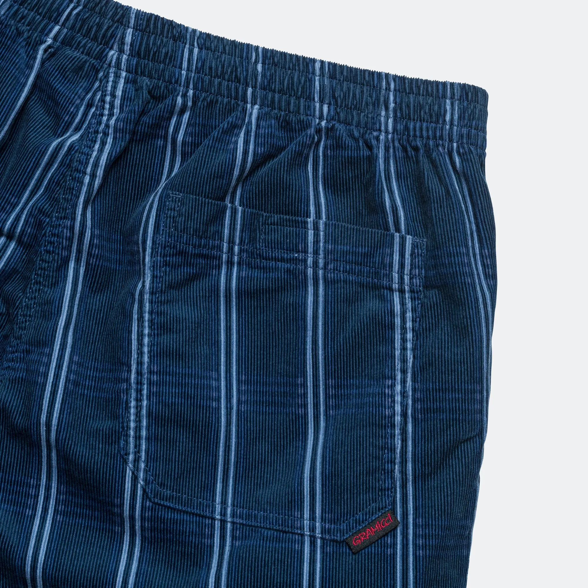 Gramicci Kleidung Cord Swell Short - Marineblau Karo