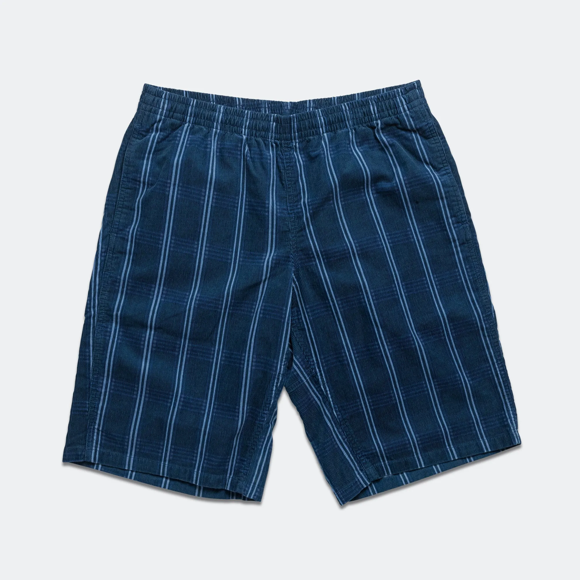 Gramicci Kleidung Cord Swell Short - Marineblau Karo