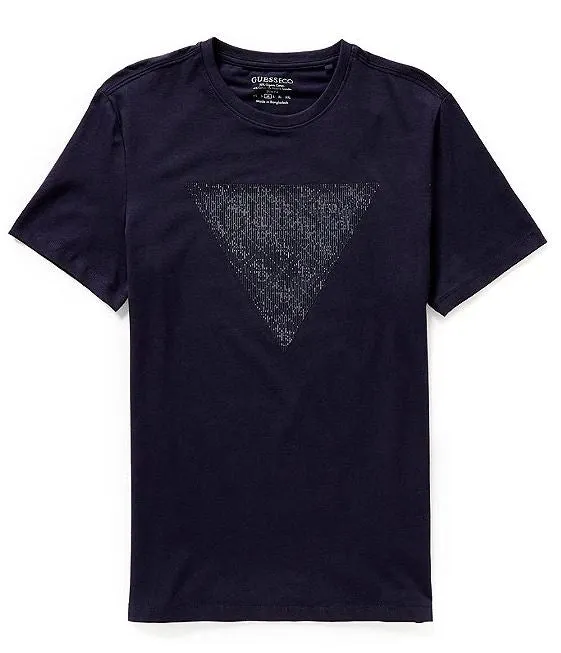 Guess Glänzendes Gel-Dreieck-T-Shirt