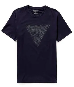 Guess Glänzendes Gel-Dreieck-T-Shirt