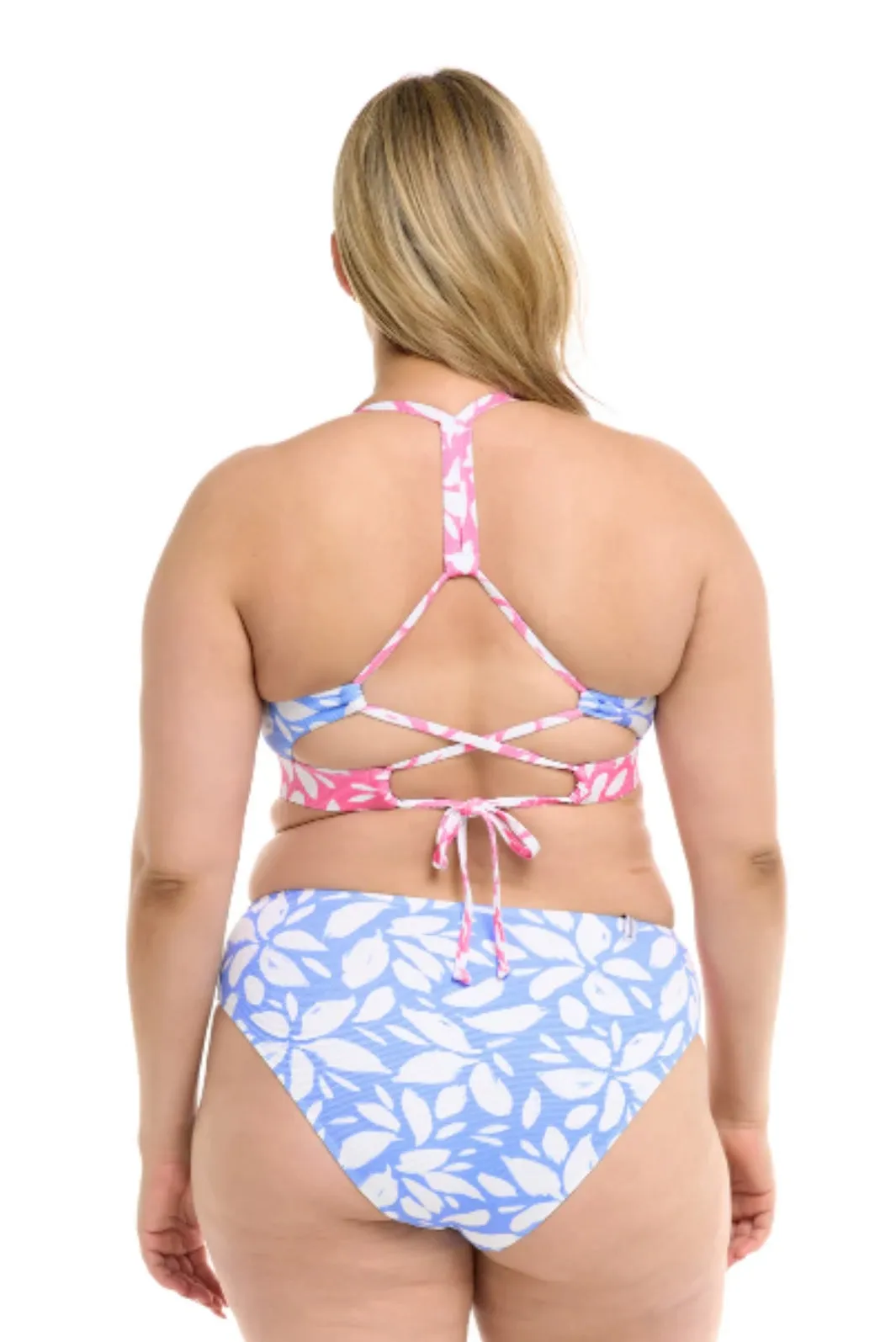 Body Glove Columbia Damen-Badeanzug Petals Ruth in Übergröße (Periwinkle)