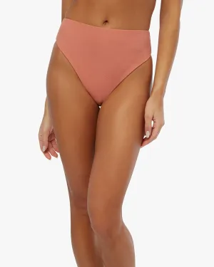 High-Rise Crepe-Bikini-Höschen