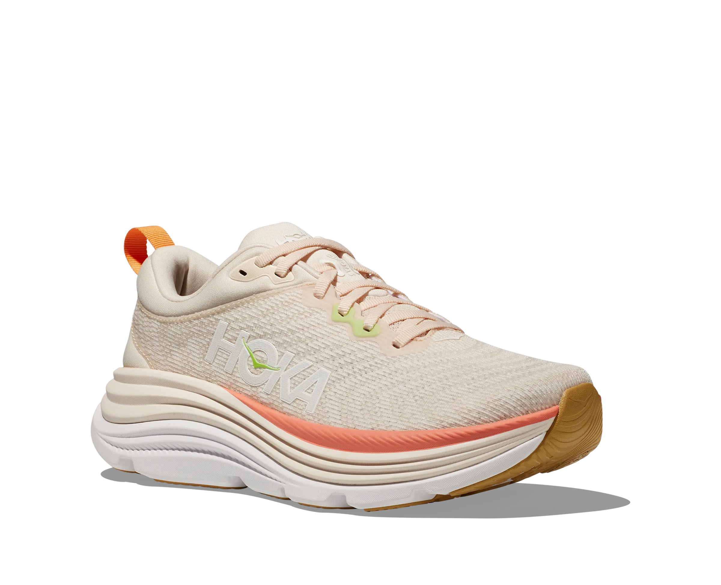 Hoka Damen Gaviota 5 Weit - Vanille/Eierlikör (1134270-VLG) Hoka Schuhe
